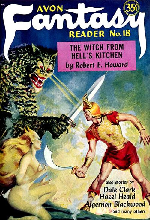 Avon Fantasy Reader No.18 – Warrior vs. Demon, Robert E. Howard Cover