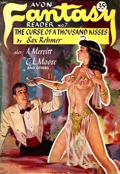 Avon Fantasy Reader No.7 — Sax Rohmer's Curse of a Thousand Kisses Cover