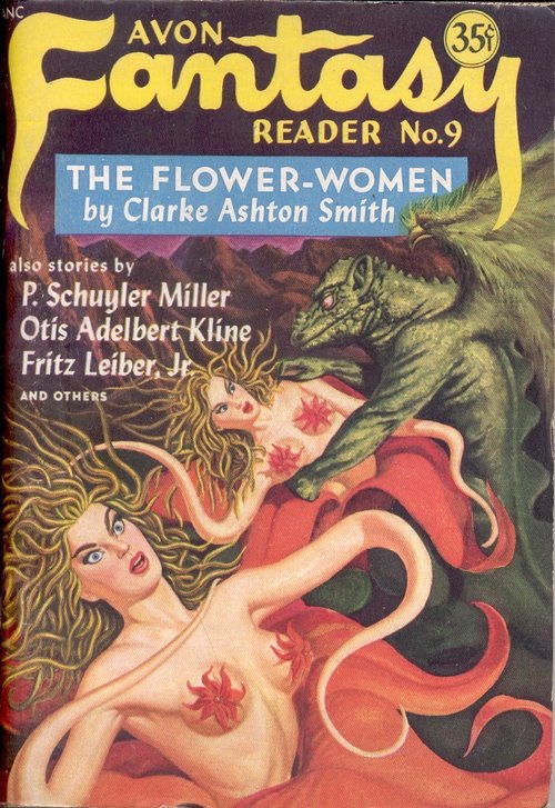 Avon Fantasy Reader No. 9 — Clarke Ashton Smith's Flower-Women vs. Dragon