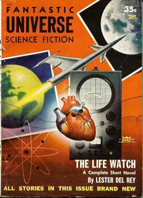 Fantastic Universe Science Fiction Sept 1955 – The Life Watch Cover