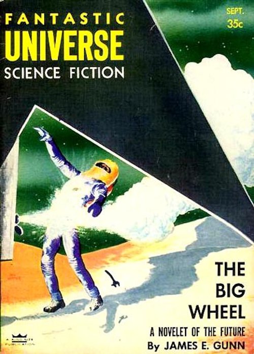 Fantastic Universe Sept 1957 – Spacewalker Battles Explosive Decompression