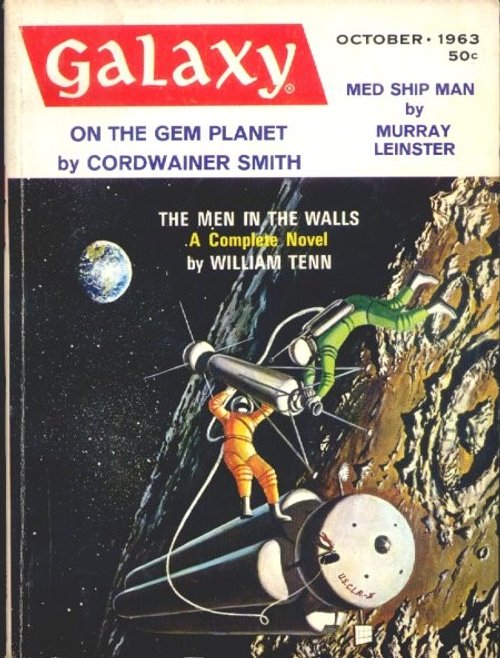 Galaxy Science Fiction October 1963 — Astronaut vs. Alien on Asteroid