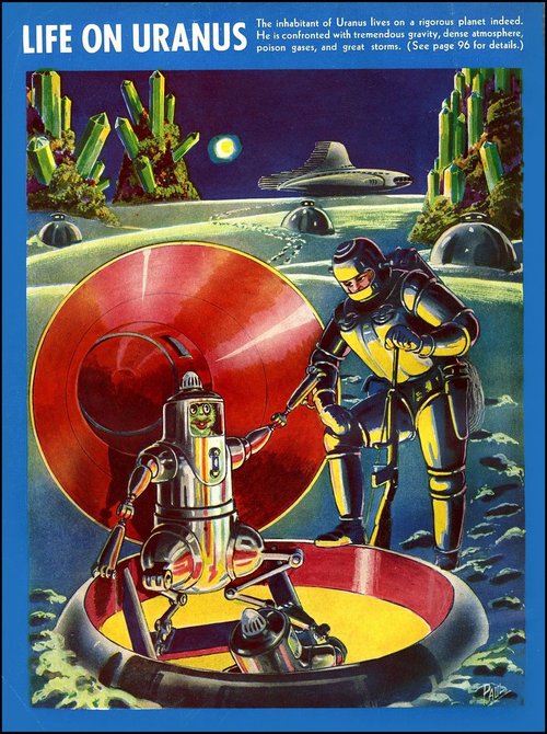 Frank R. Paul's 'Life on Uranus' — Wonder Stories Planet Series 1930s