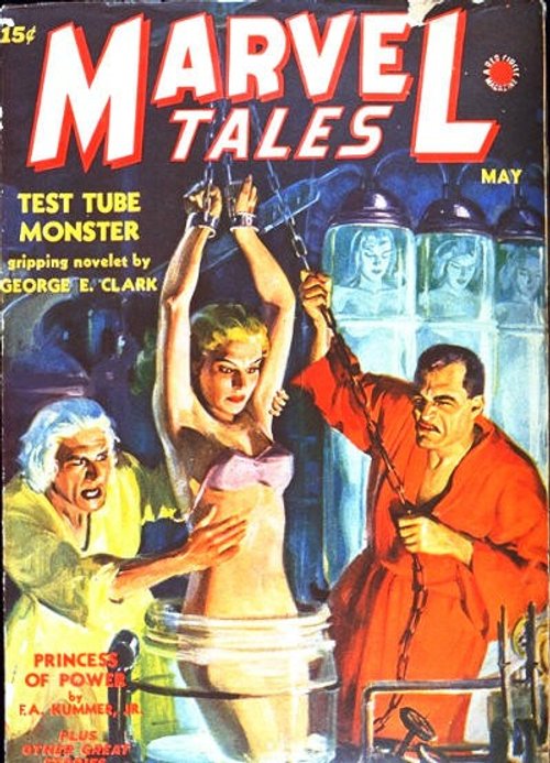 Marvel Tales 'Test Tube Monster' Captive Woman Cover, May Issue
