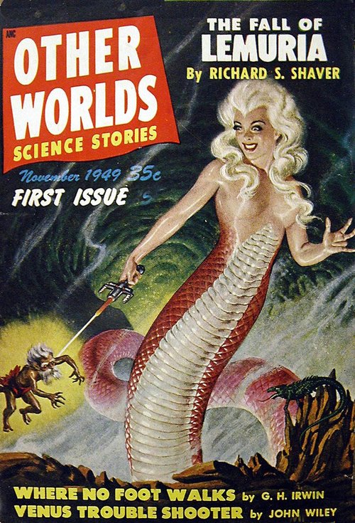 Snake-Woman of Lemuria, Other Worlds Science Stories First Issue, Nov 1949