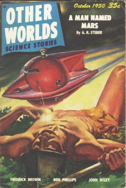 Other Worlds Science Stories – 'A Man Named Mars' Cover, October 1950