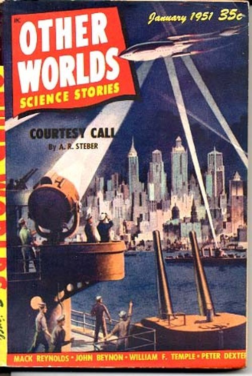 Flying Saucer Attack on Manhattan — Other Worlds Science Stories, Jan 1951