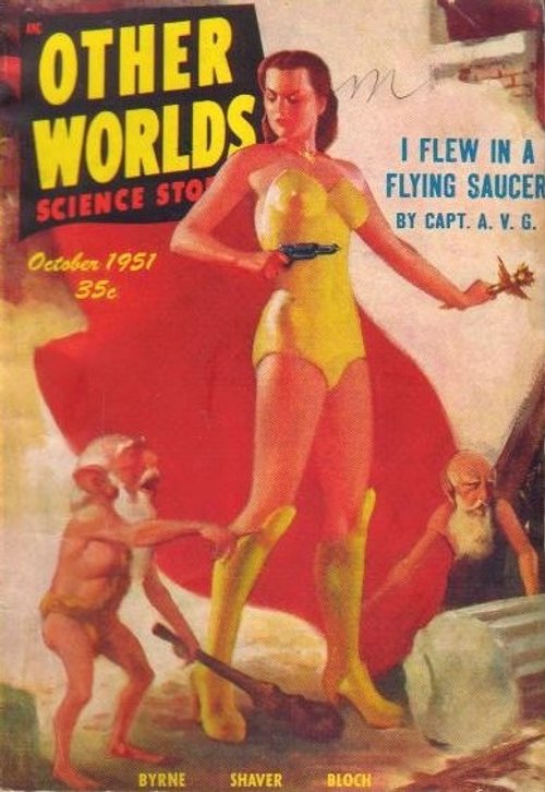 Other Worlds Science Stories Oct 1951 – Amazon Warrior & Ape-Men