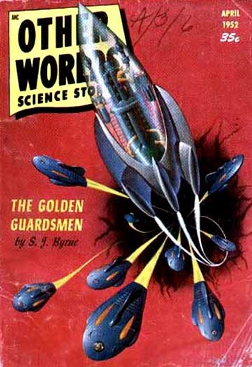 Other Worlds Science Stories April 1952 – Space Fleet Dogfight Cover