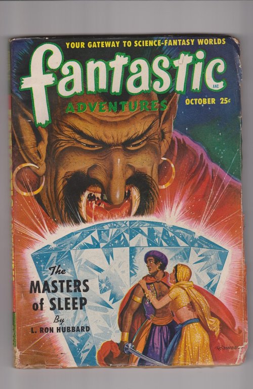 Robert Gibson Jones 'Masters of Sleep' Fantastic Adventures Oct 1950