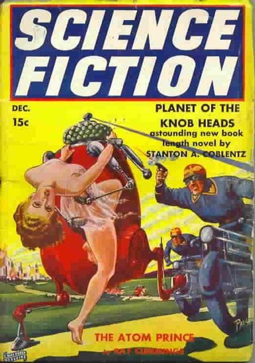 Frank R. Paul's 'Planet of the Knob Heads' Science Fiction Magazine Dec 1939