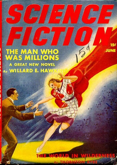 Science Fiction Magazine June 1941 – Woman Seized by Alien Force Beam