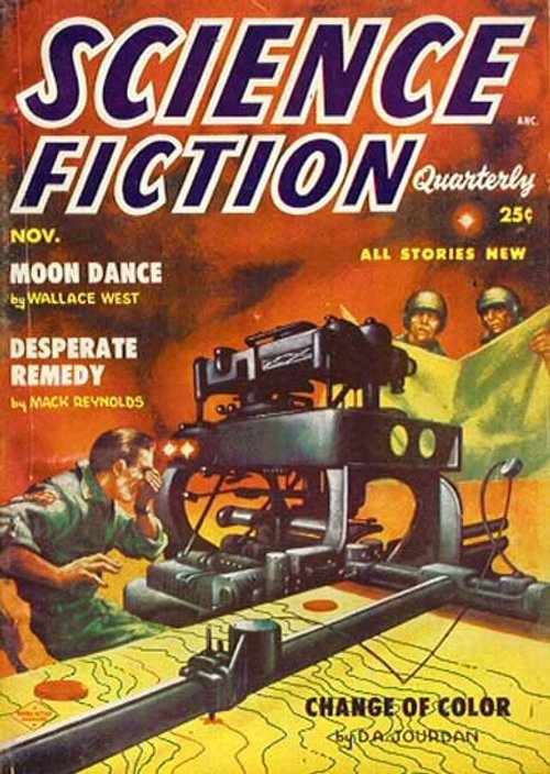 Science Fiction Quarterly Nov 1954 – Military Machine Vision Cover