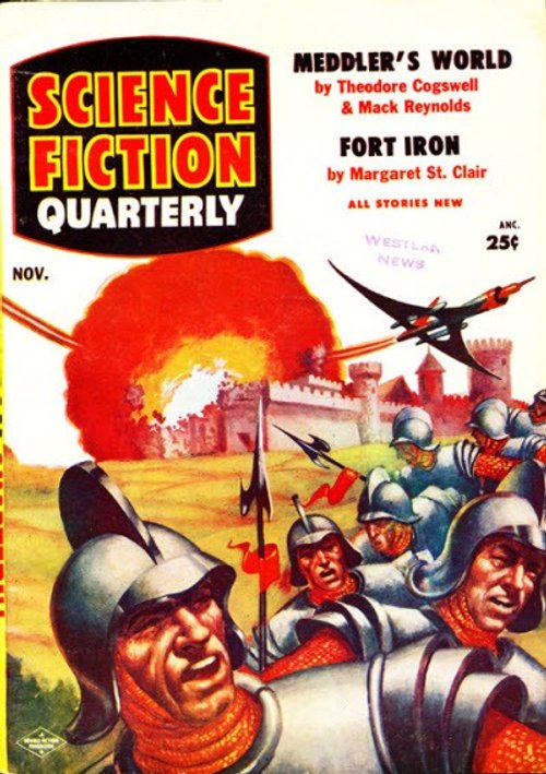 Science Fiction Quarterly Nov 1954 – Medieval Knights vs. Jet Aircraft Attack