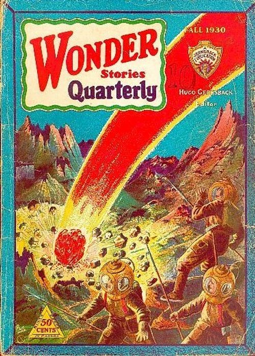 Ray Weapon Blasts Alien Terrain – Wonder Stories Quarterly Fall 1930