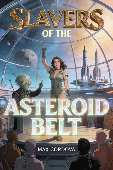 Sample pulp book cover generated in the OONA Cover Maker